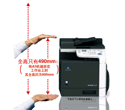 企業(yè)級(jí)用戶最愛的小型彩色復(fù)印機(jī)柯尼卡美能達(dá)C25尺寸